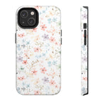 Luxury Pastel Ditsy Floral iPhone Case | MagSafe Compatible