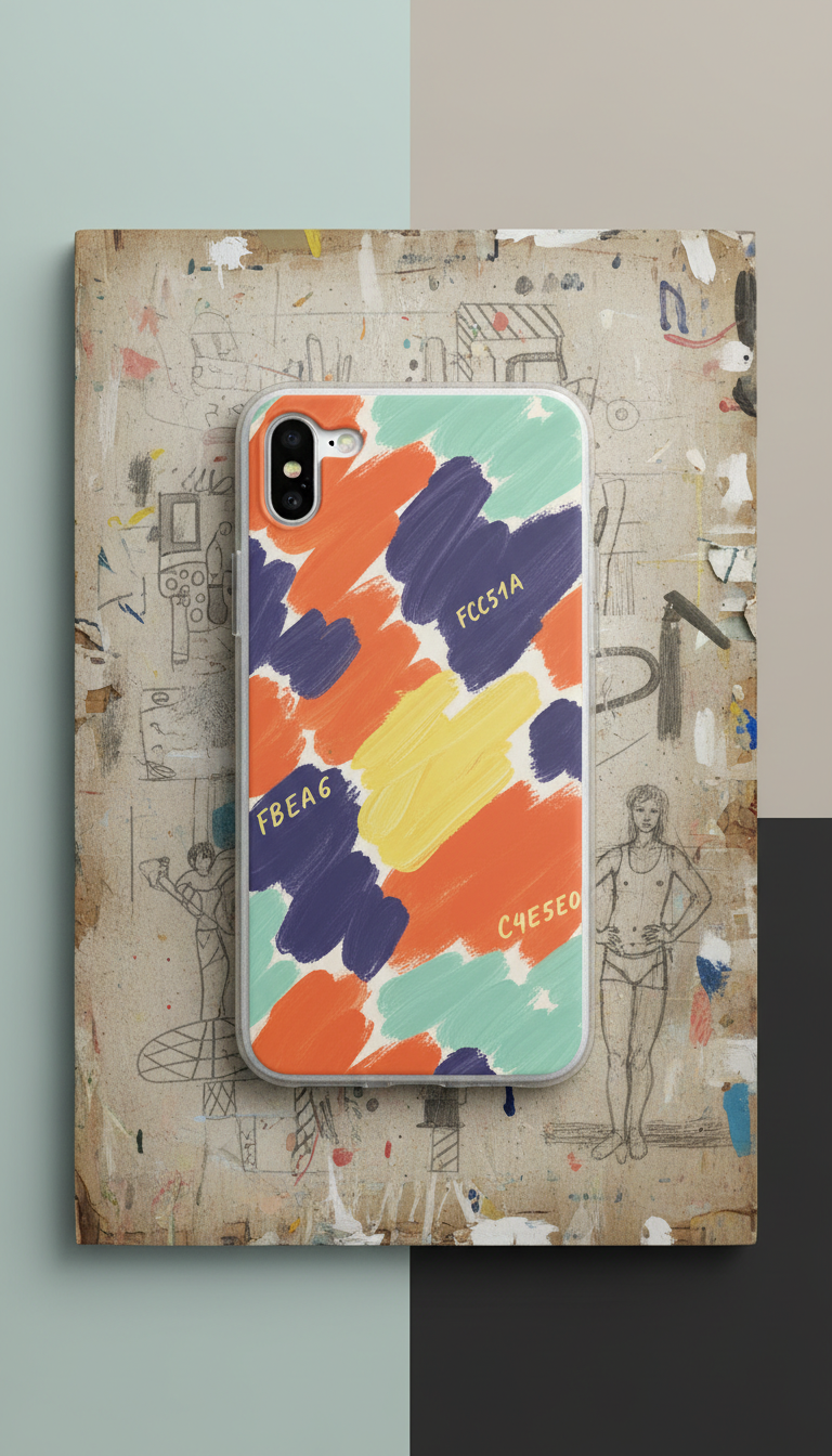 Snap-On Case With Street Art Print