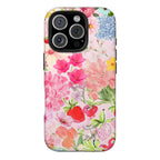 Pink Tulip Floral iPhone Case | MagSafe Compatible