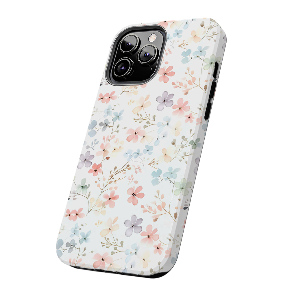 Luxury Pastel Ditsy Floral iPhone Case | MagSafe Compatible