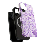 Purple Sea Creature Art iPhone Case | MagSafe Compatible