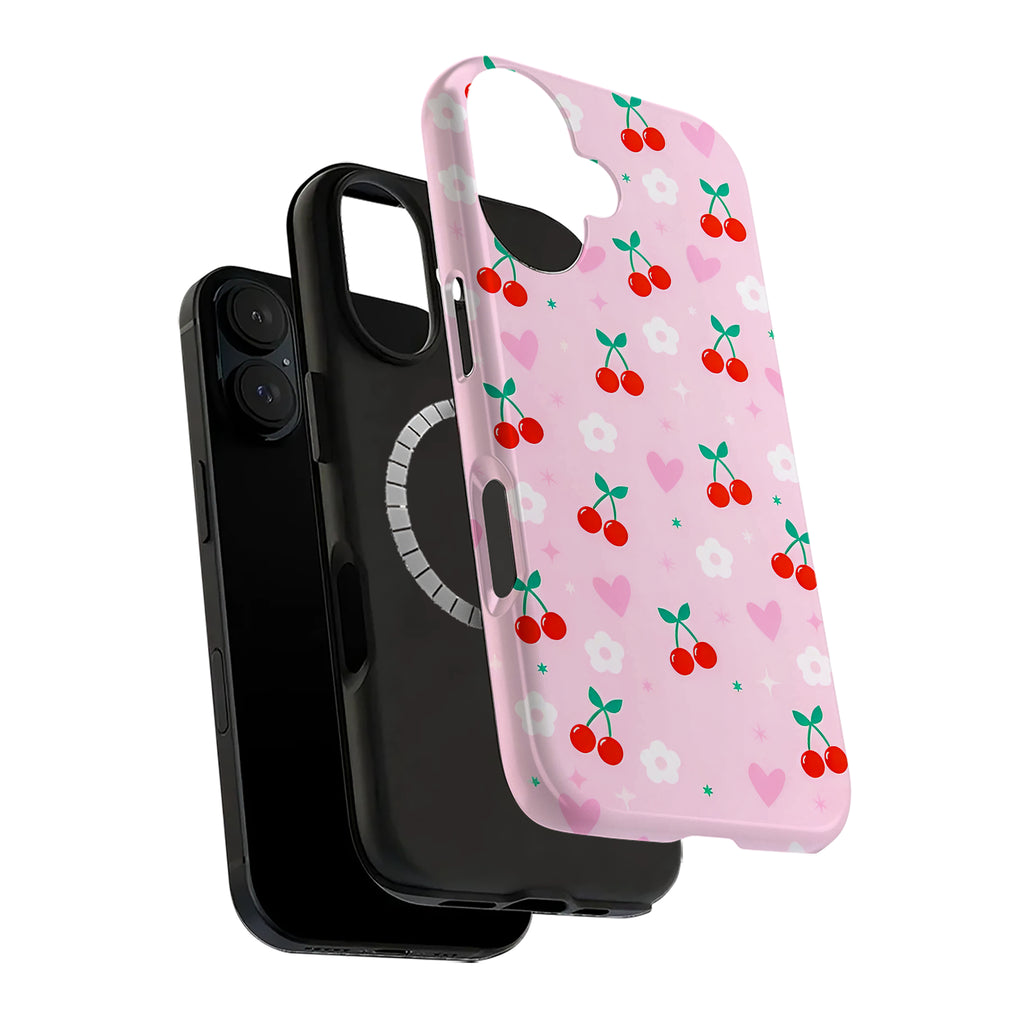 Sweet Cherry Art iPhone Case | MagSafe Compatible