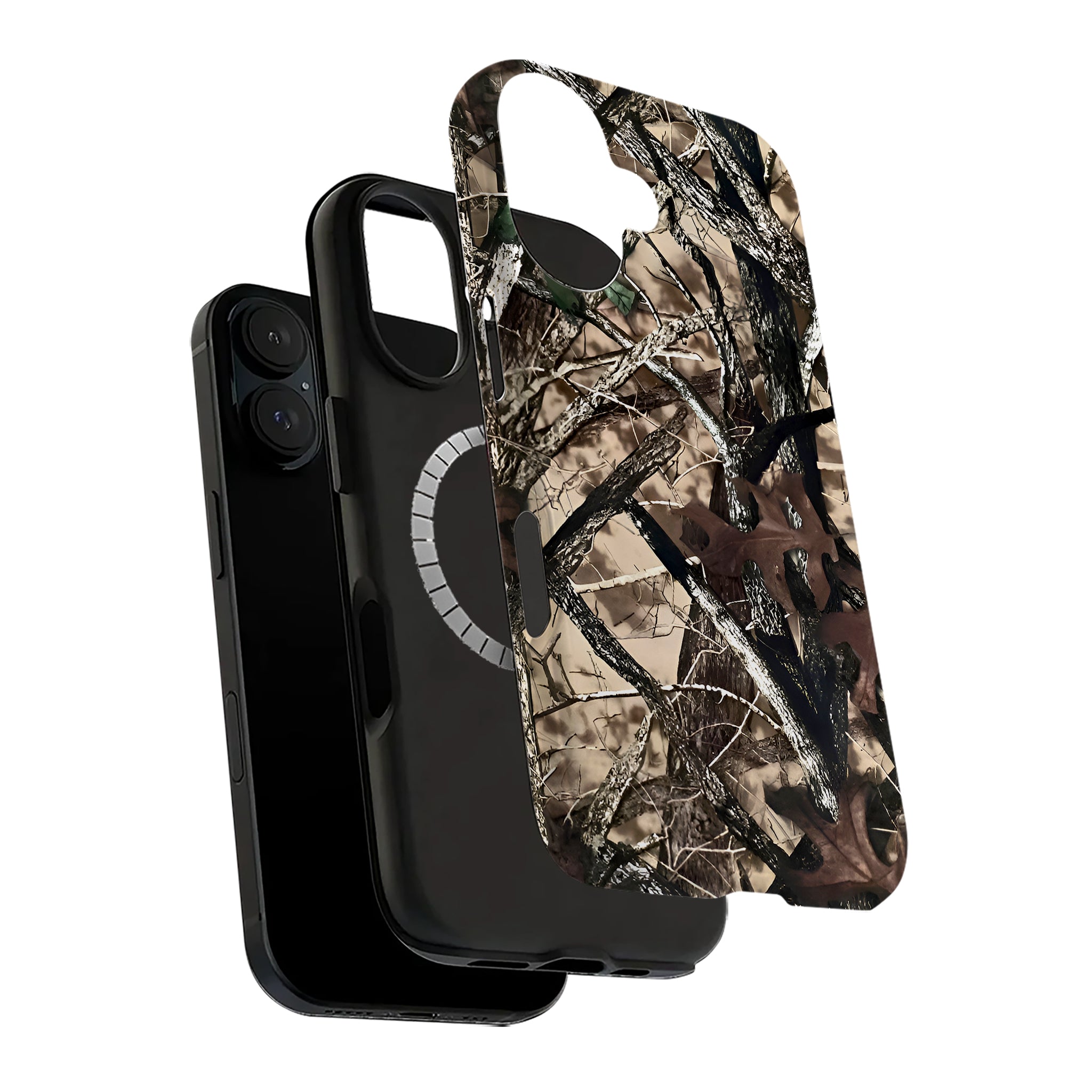 Real Tree Hunting Camouflage Art iPhone Case | MagSafe Compatible