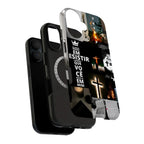 Cross Collage Art iPhone Case | MagSafe Compatible