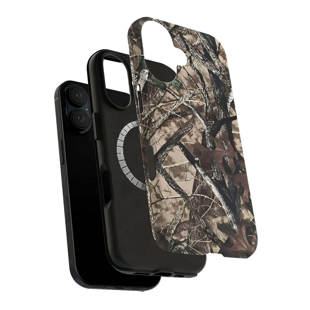 Real Tree Hunting Camouflage Art iPhone Case | MagSafe Compatible