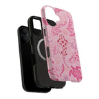 Pink Sea Animal Art iPhone Case | MagSafe Compatible