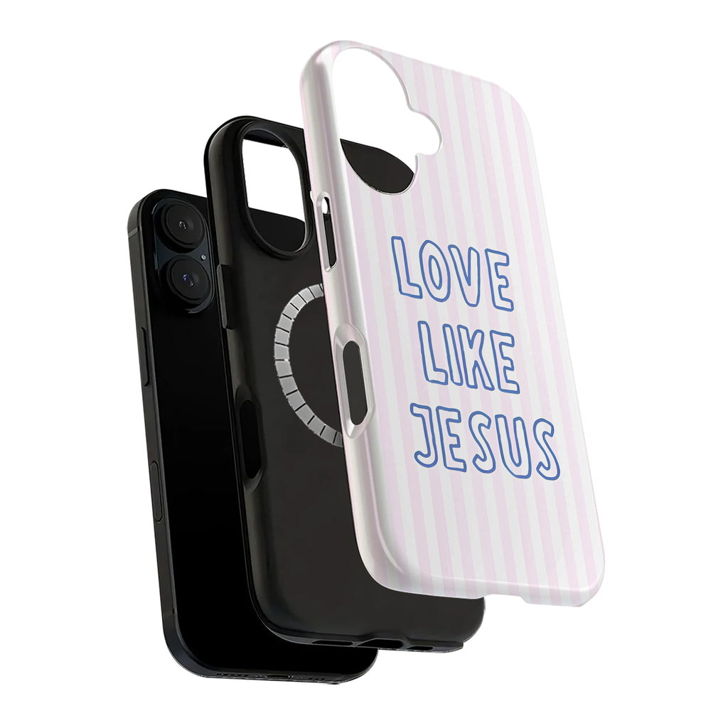 Minimal Stripe Christian Art iPhone Case | MagSafe Compatible