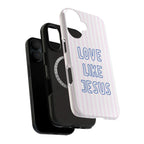 Minimal Stripe Christian Art iPhone Case | MagSafe Compatible