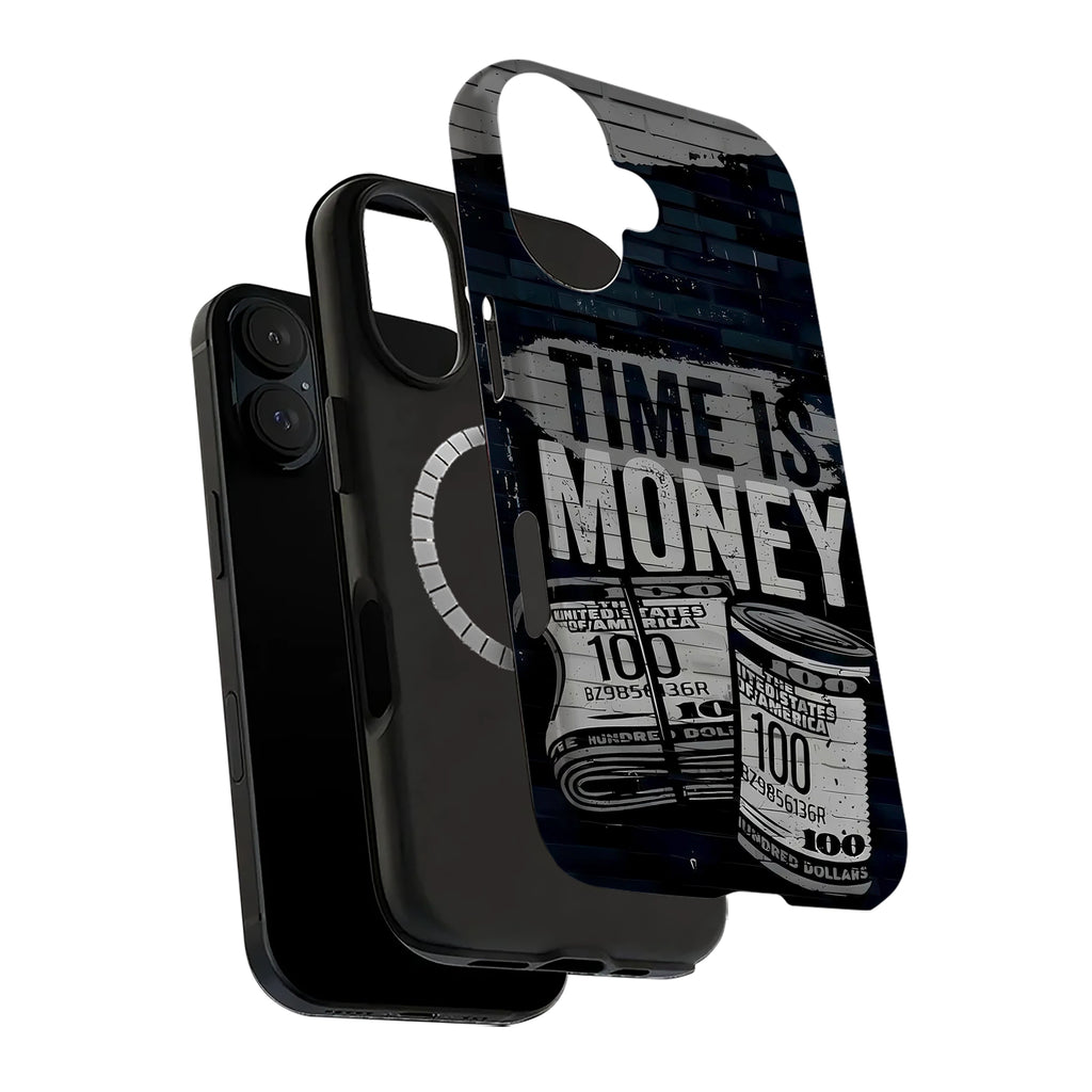 Time Is Money Art iPhone Case | MagSafe Compatible