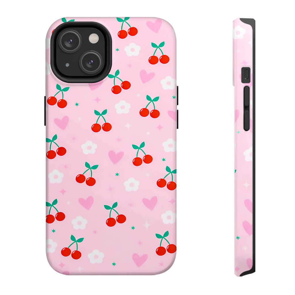 Sweet Cherry Art iPhone Case | MagSafe Compatible