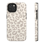 Beige Leopard Art iPhone Case | MagSafe Compatible