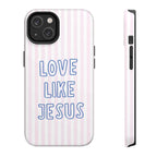 Minimal Stripe Christian Art iPhone Case | MagSafe Compatible