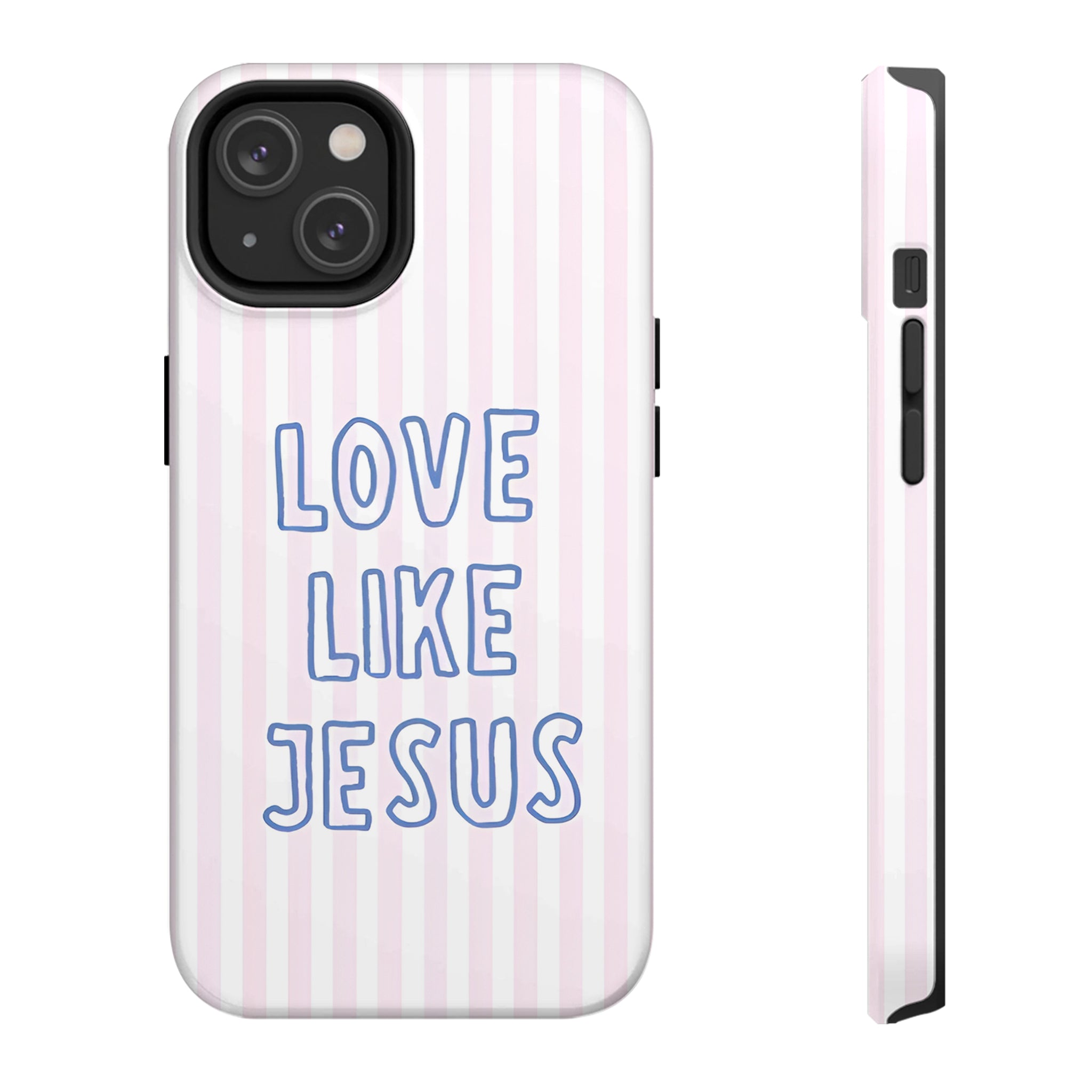 Minimal Stripe Christian Art iPhone Case | MagSafe Compatible