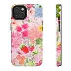 Pink Tulip Floral iPhone Case | MagSafe Compatible