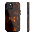 Tortoiseshell Amber Art iPhone Case | MagSafe Compatible