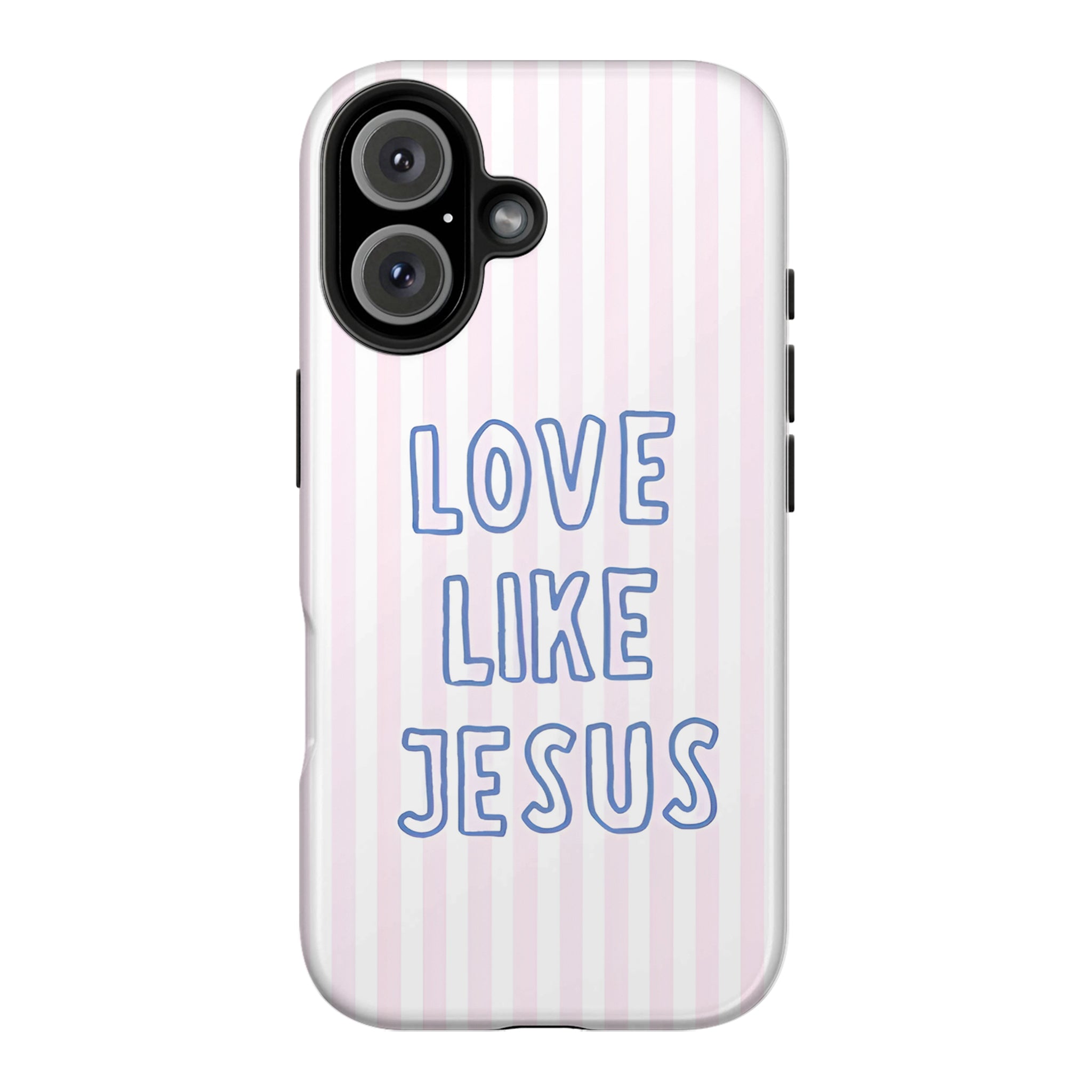 Minimal Stripe Christian Art iPhone Case | MagSafe Compatible