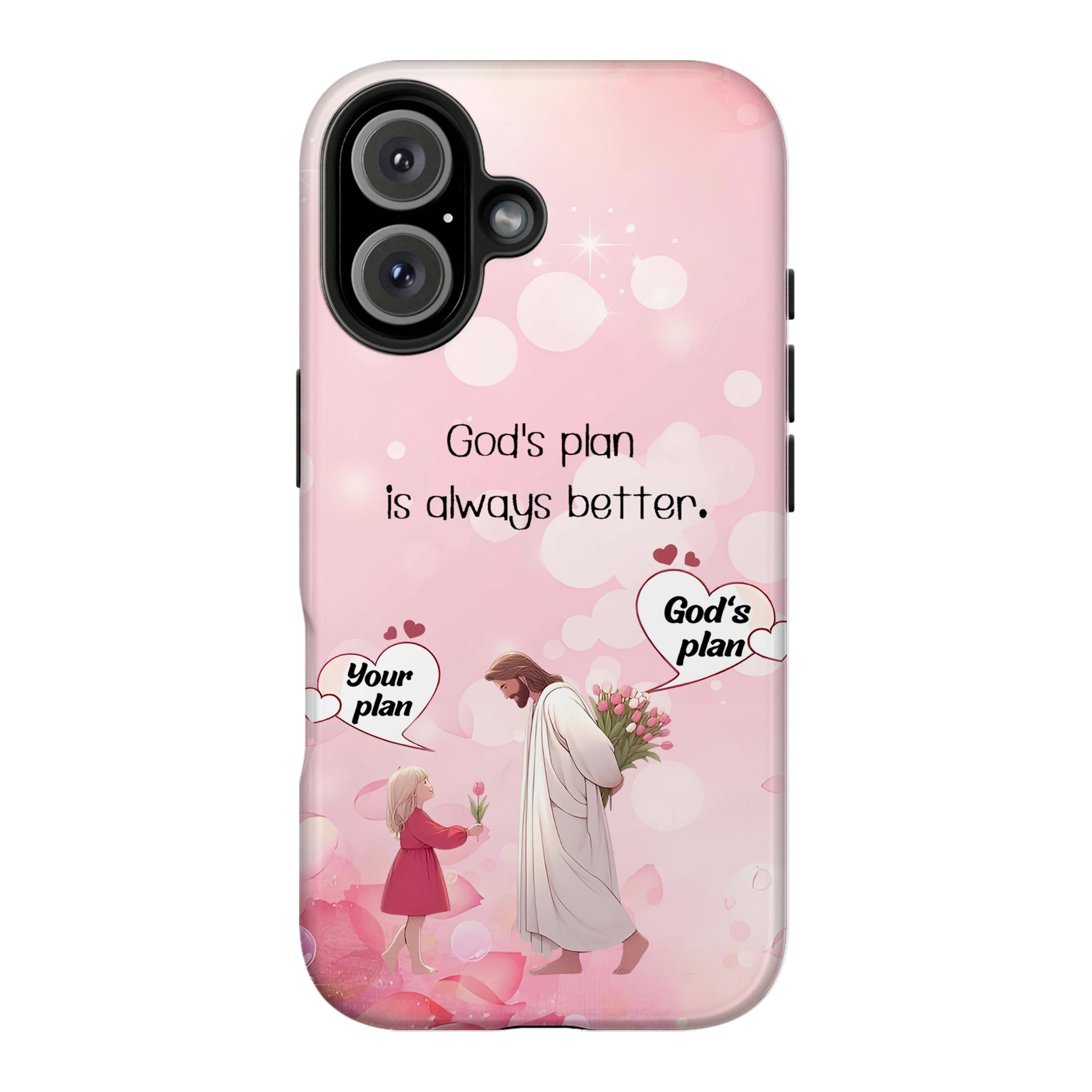 Cute Cartoon Jesus Art iPhone Case | MagSafe Compatible