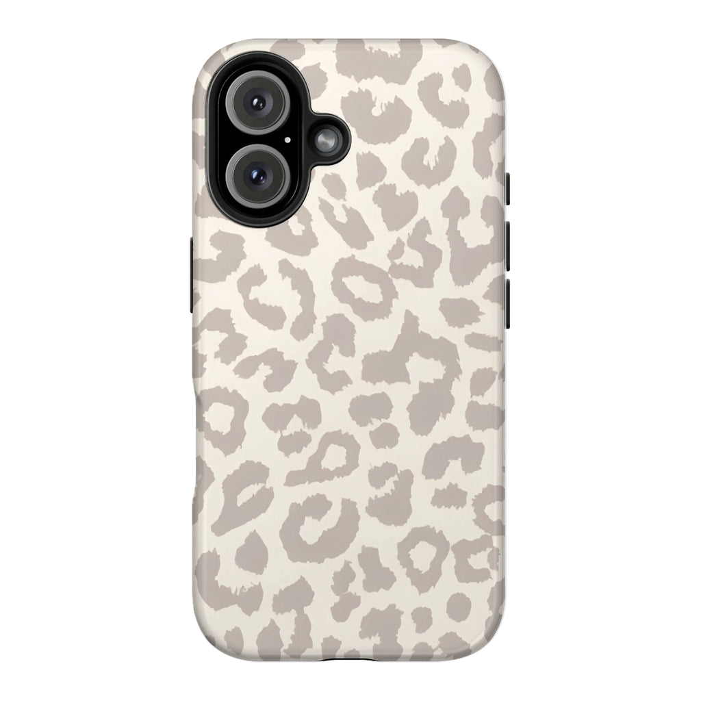 Beige Leopard Art iPhone Case | MagSafe Compatible
