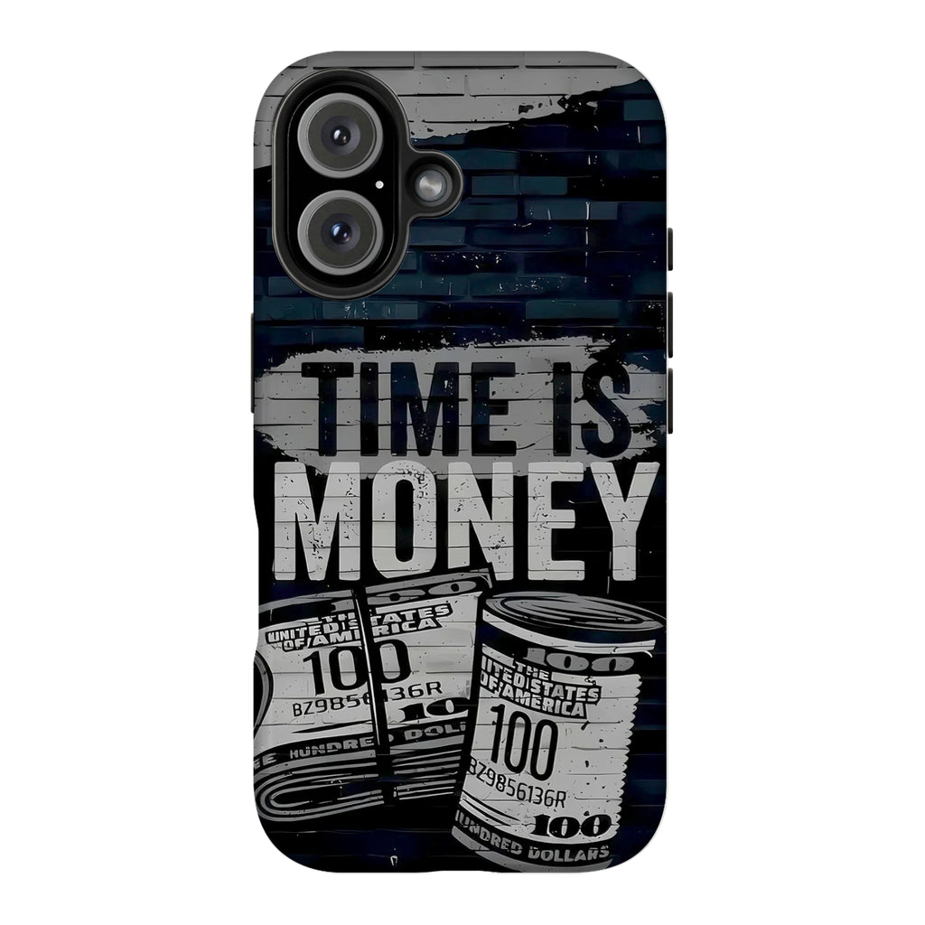 Time Is Money Art iPhone Case | MagSafe Compatible