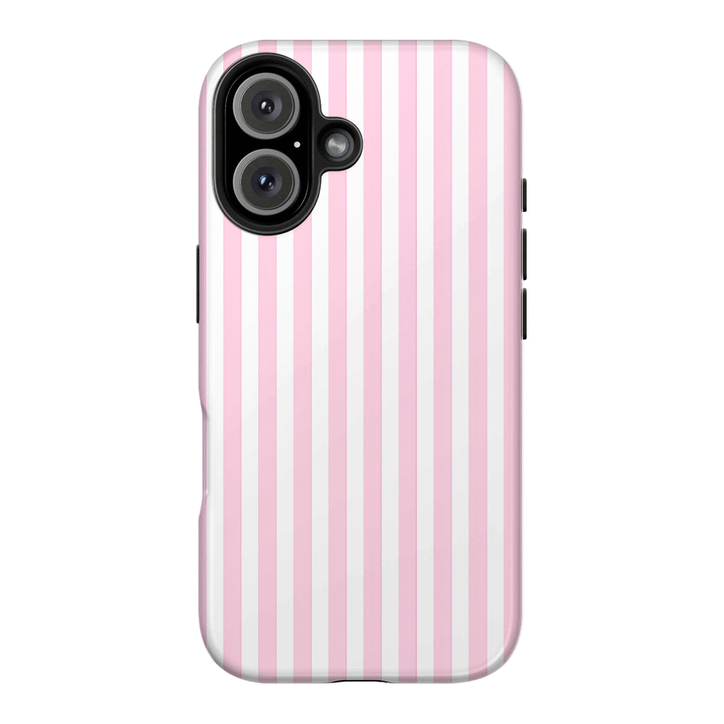 Pink Stripe Art iPhone Case | MagSafe Compatible