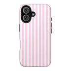 Pink Stripe Art iPhone Case | MagSafe Compatible