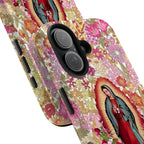 Our Lady of Guadalupe Floral Art iPhone Case | MagSafe Compatible