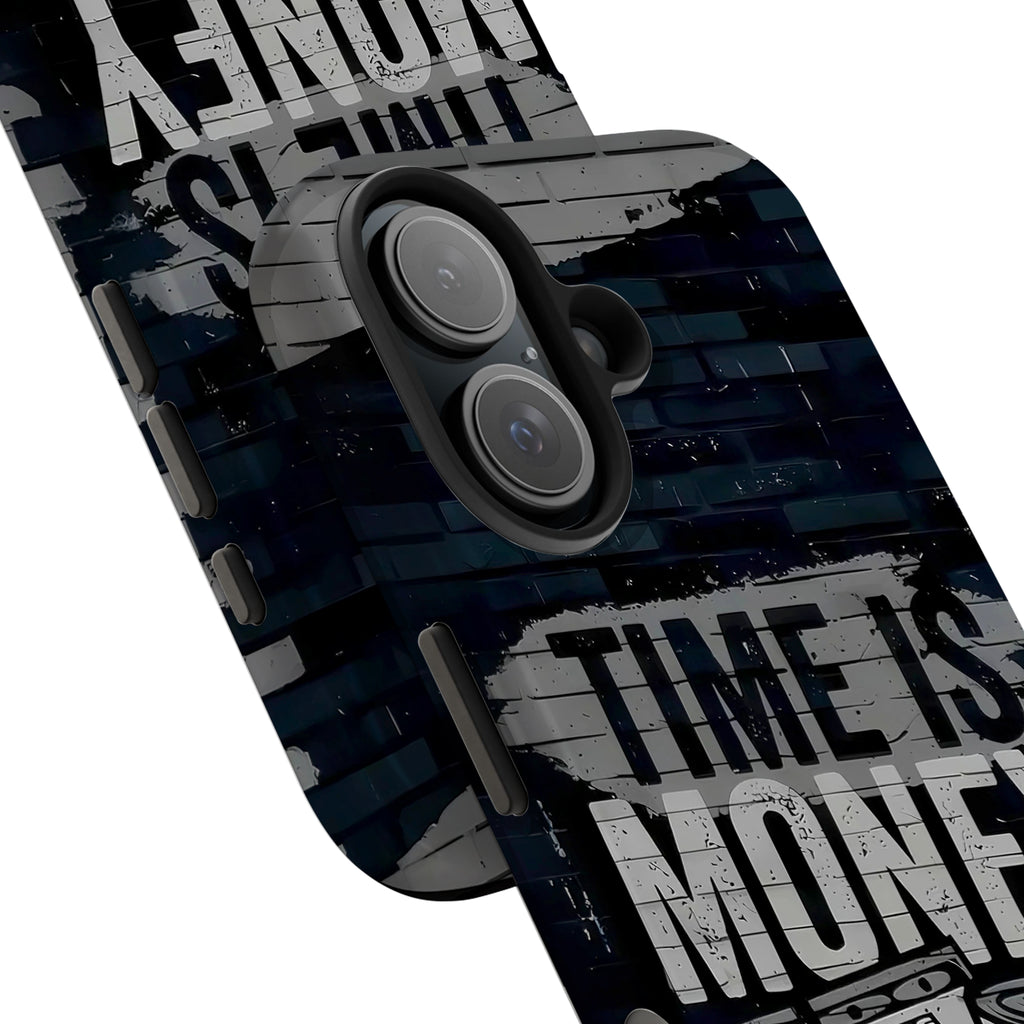 Time Is Money Art iPhone Case | MagSafe Compatible