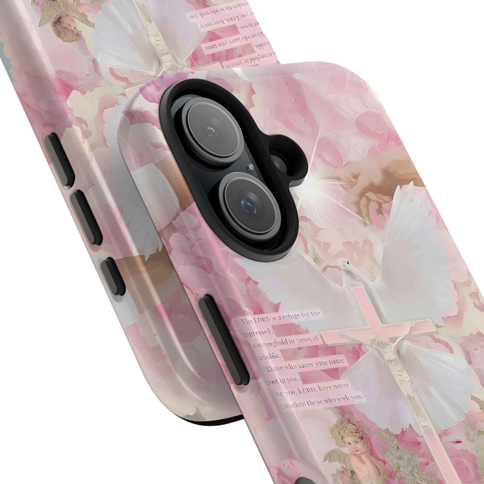 Holy Dove Cross Art iPhone Case | MagSafe Compatible