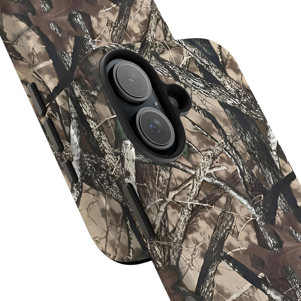 Real Tree Hunting Camouflage Art iPhone Case | MagSafe Compatible