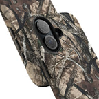 Real Tree Hunting Camouflage Art iPhone Case | MagSafe Compatible