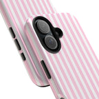 Pink Stripe Art iPhone Case | MagSafe Compatible