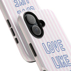 Minimal Stripe Christian Art iPhone Case | MagSafe Compatible
