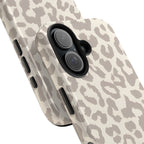 Beige Leopard Art iPhone Case | MagSafe Compatible