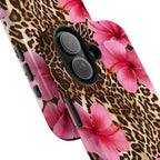 Leopard Hibiscus Art iPhone Case | MagSafe Compatible