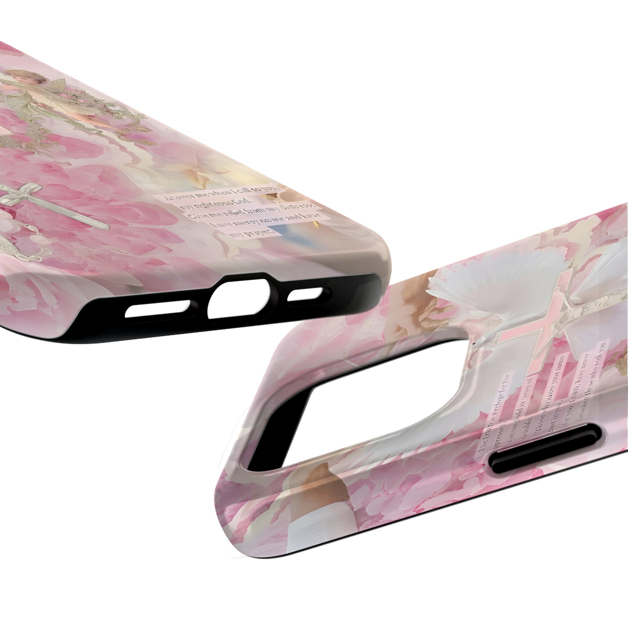 Holy Dove Cross Art iPhone Case | MagSafe Compatible