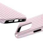 Pink Stripe Art iPhone Case | MagSafe Compatible