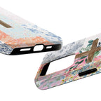Patchwork Cross Art iPhone Case | MagSafe Compatible