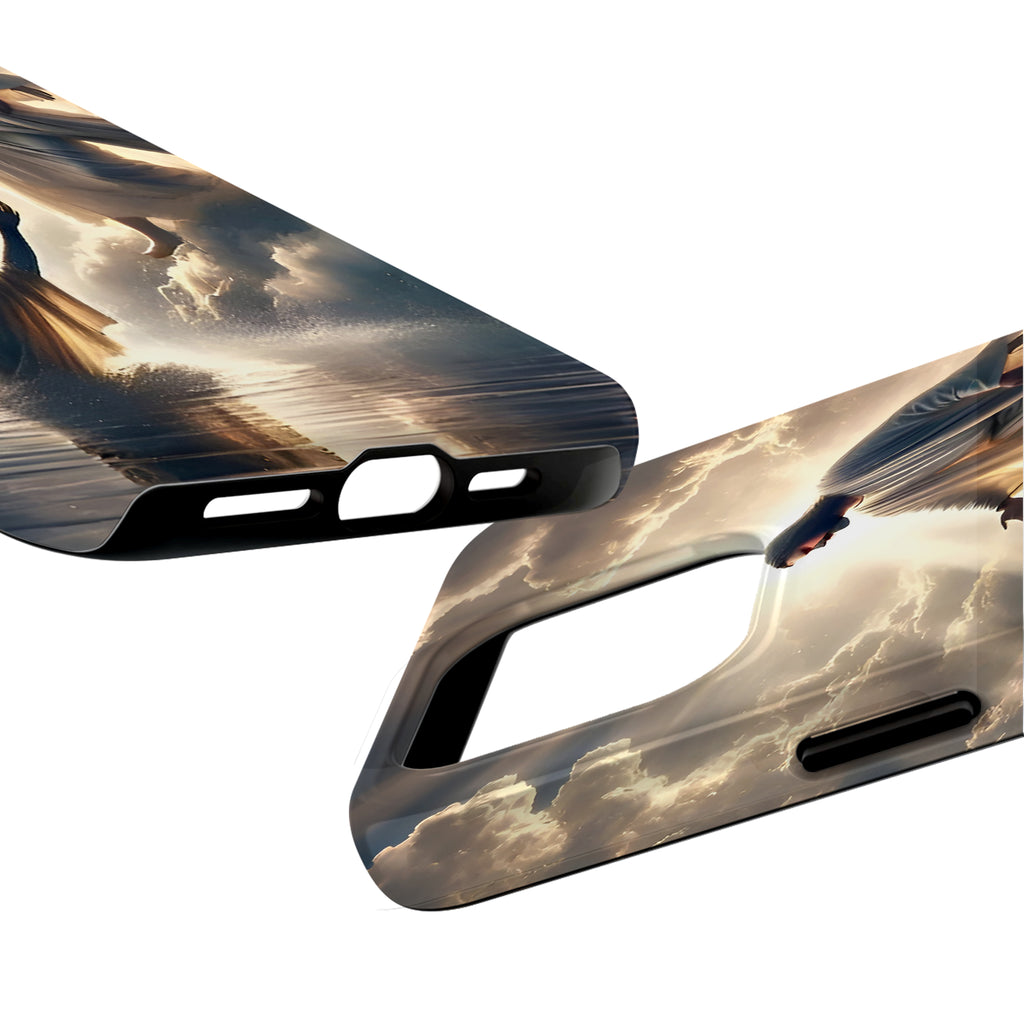 Jesus Rescue Art iPhone Case | MagSafe Compatible