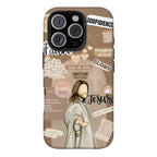Jesus Faith Collage Art iPhone Case | MagSafe Compatible