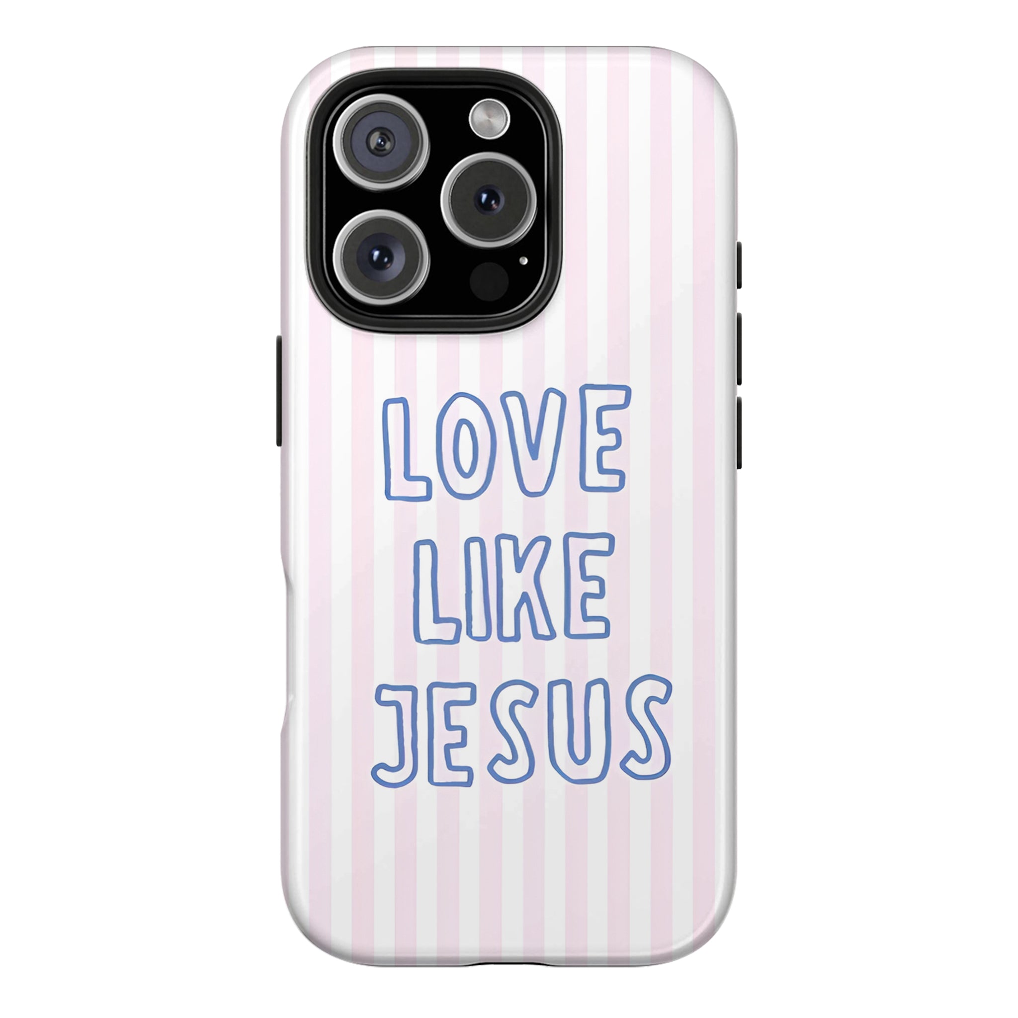 Minimal Stripe Christian Art iPhone Case | MagSafe Compatible