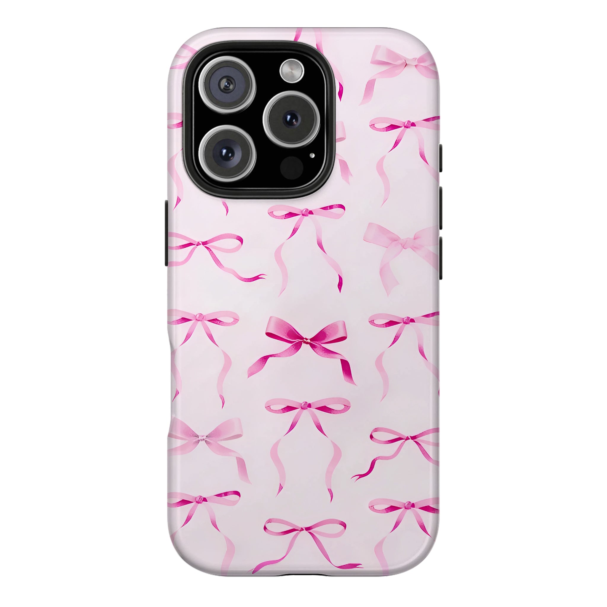 Pink Bow Art iPhone Case | MagSafe Compatible