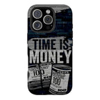 Time Is Money Art iPhone Case | MagSafe Compatible