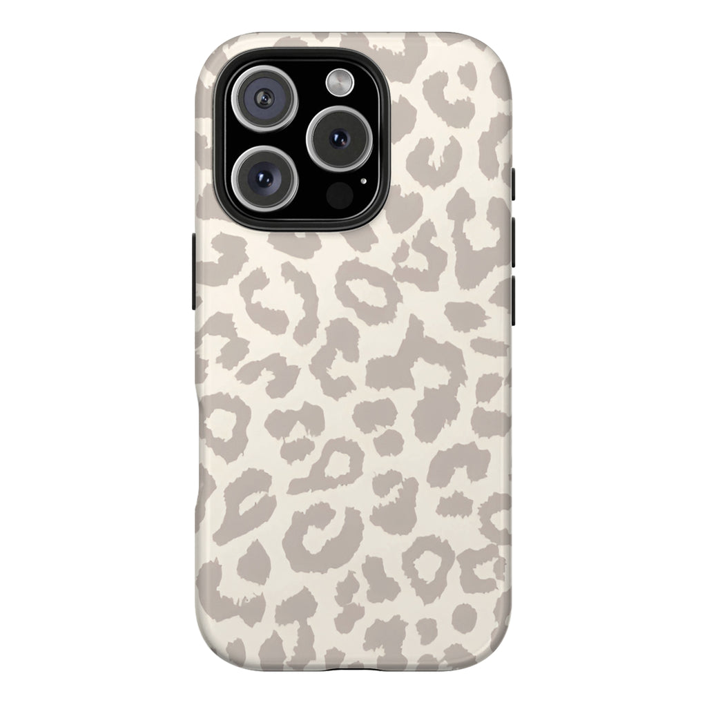Beige Leopard Art iPhone Case | MagSafe Compatible