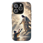 Jesus Rescue Art iPhone Case | MagSafe Compatible