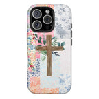 Patchwork Cross Art iPhone Case | MagSafe Compatible
