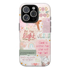 Bible Verse Collage Art iPhone Case | MagSafe Compatible
