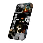 Cross Collage Art iPhone Case | MagSafe Compatible