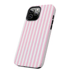 Pink Stripe Art iPhone Case | MagSafe Compatible
