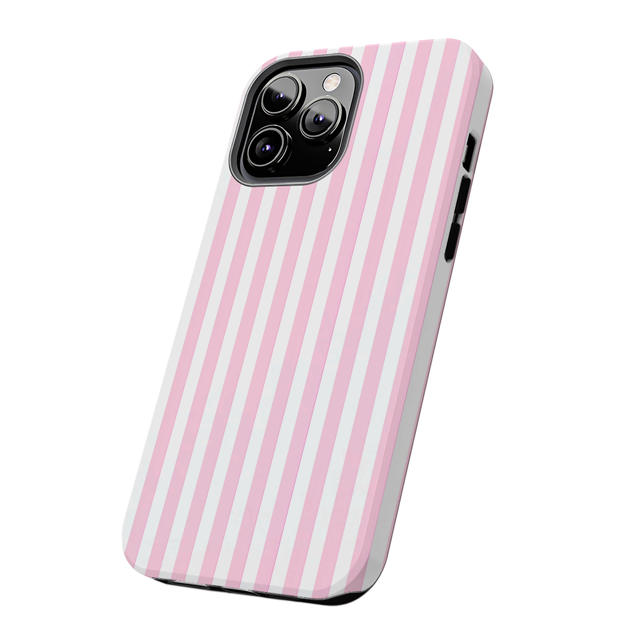 Pink Stripe Art iPhone Case | MagSafe Compatible
