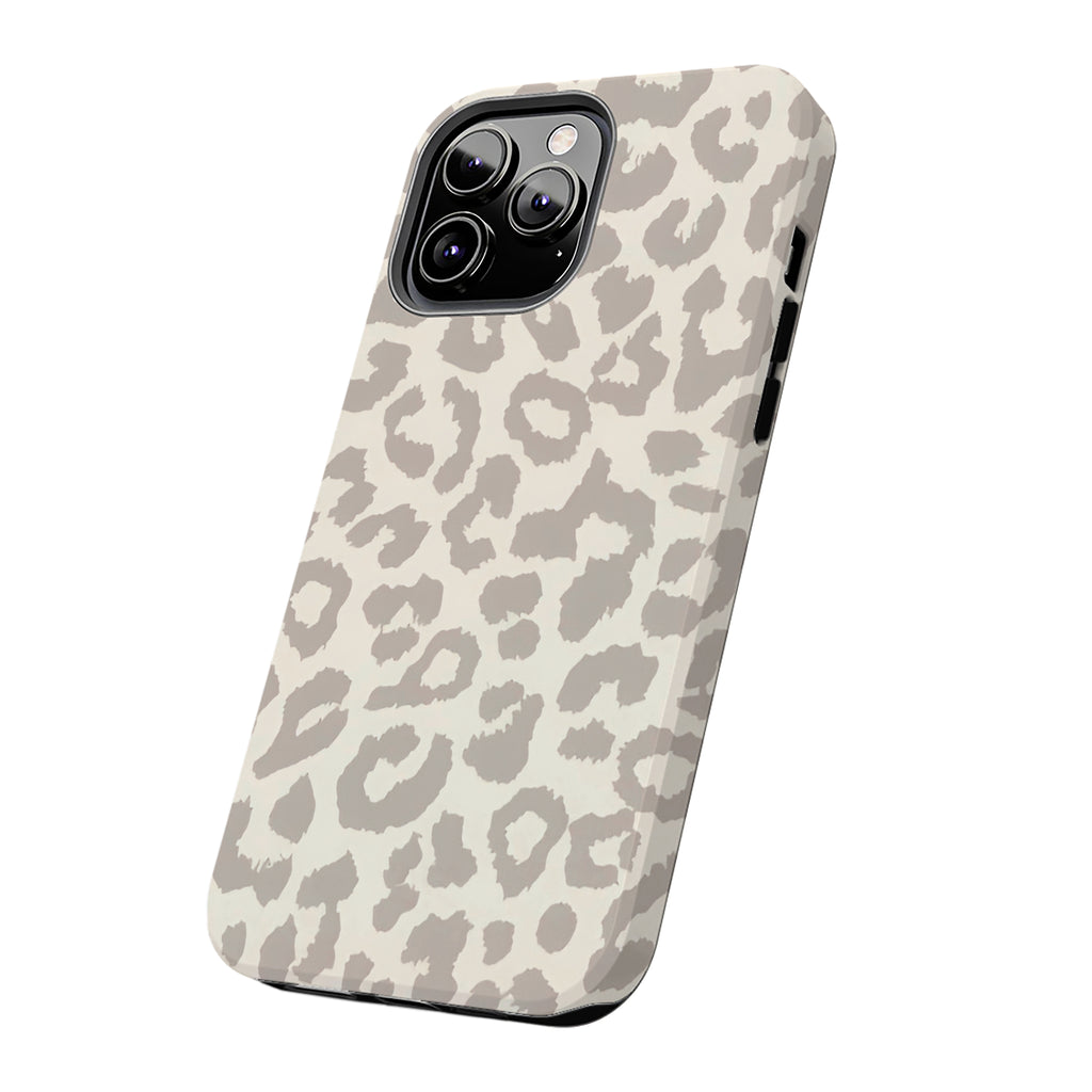 Beige Leopard Art iPhone Case | MagSafe Compatible